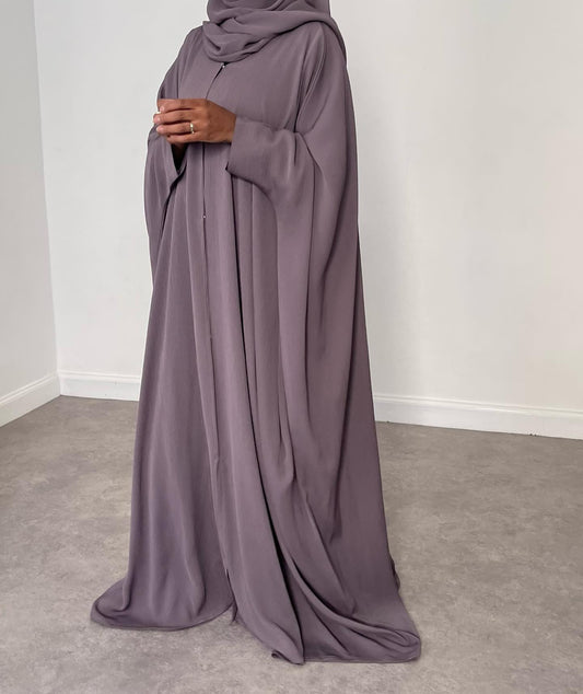 Abaya Dune Taupe incl. Maxi Hijab - Faraasha Collection