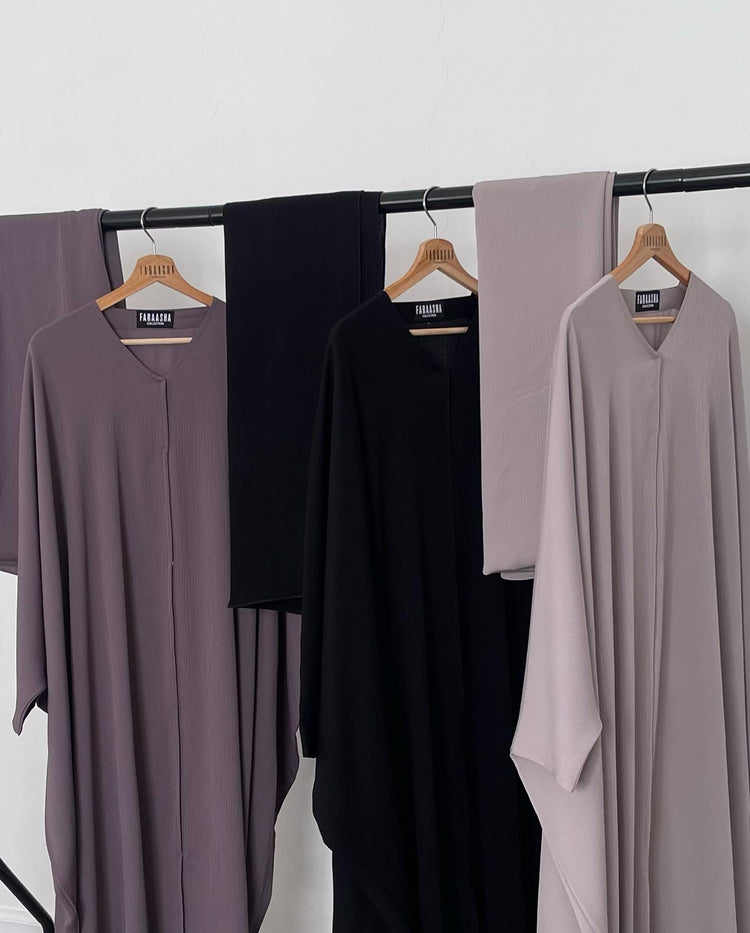 Abaya Dune Black - Faraasha Collection