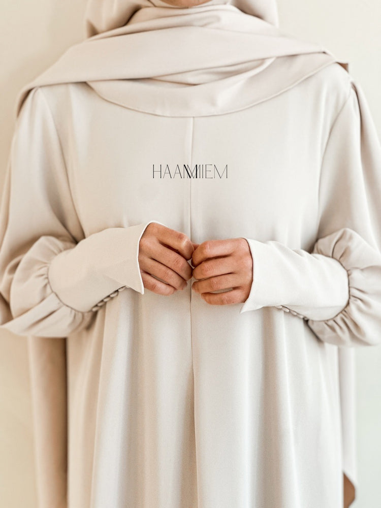 HAAMIEM Imperial Abaya - Illustrious Ivory