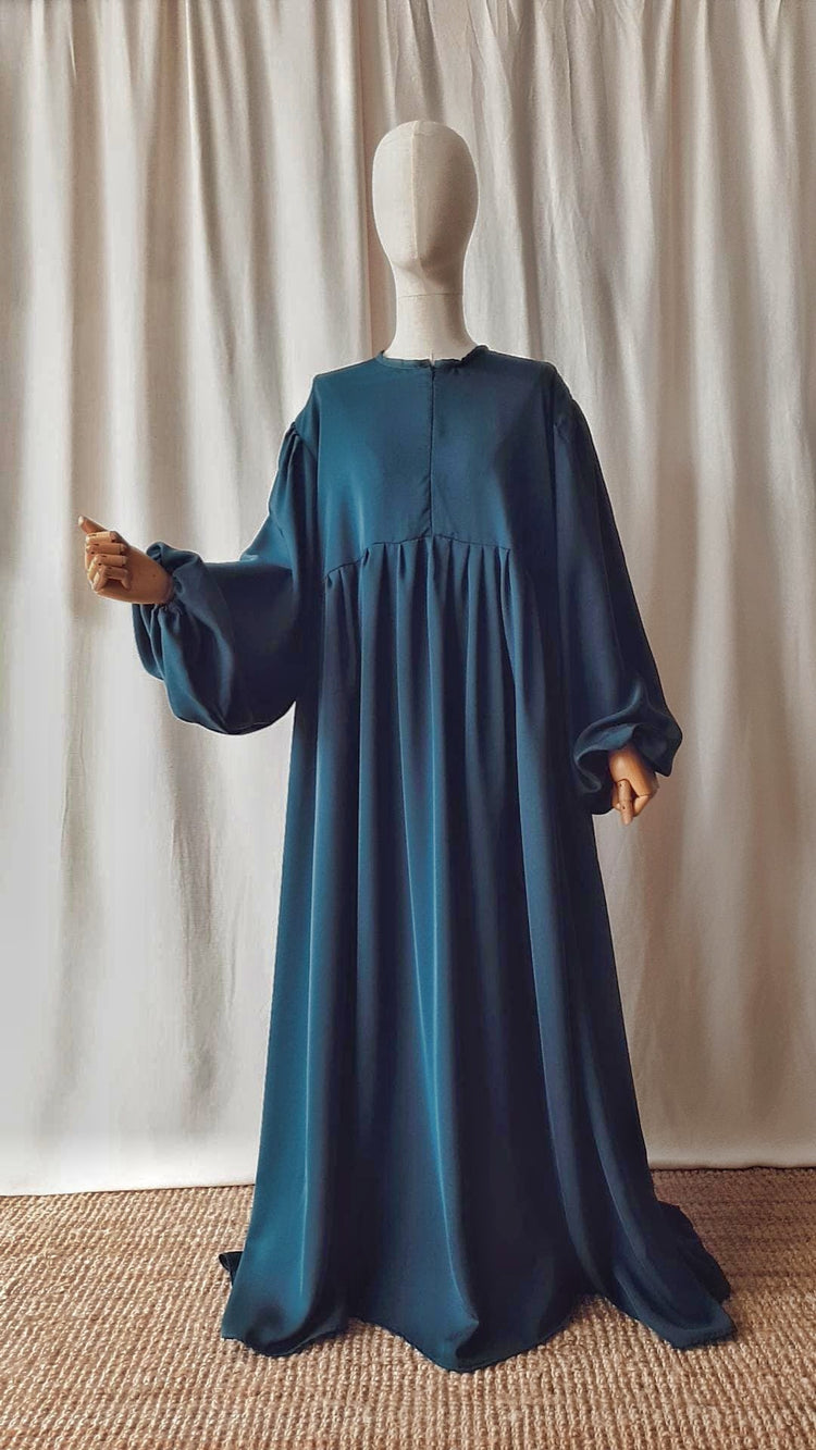 Abaya Russia Nidha Blue Canard - Al Mouslimate