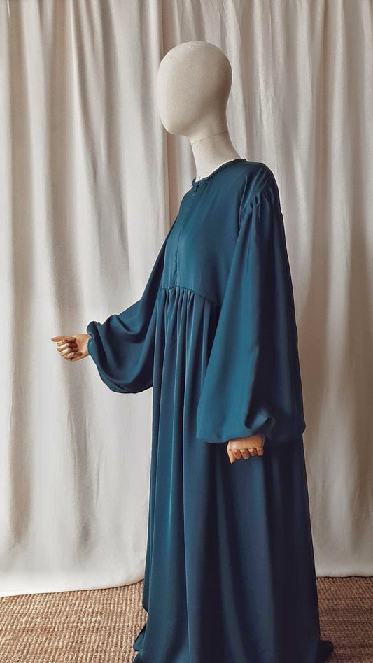 Abaya Russia Blue Canard - Al Mouslimate