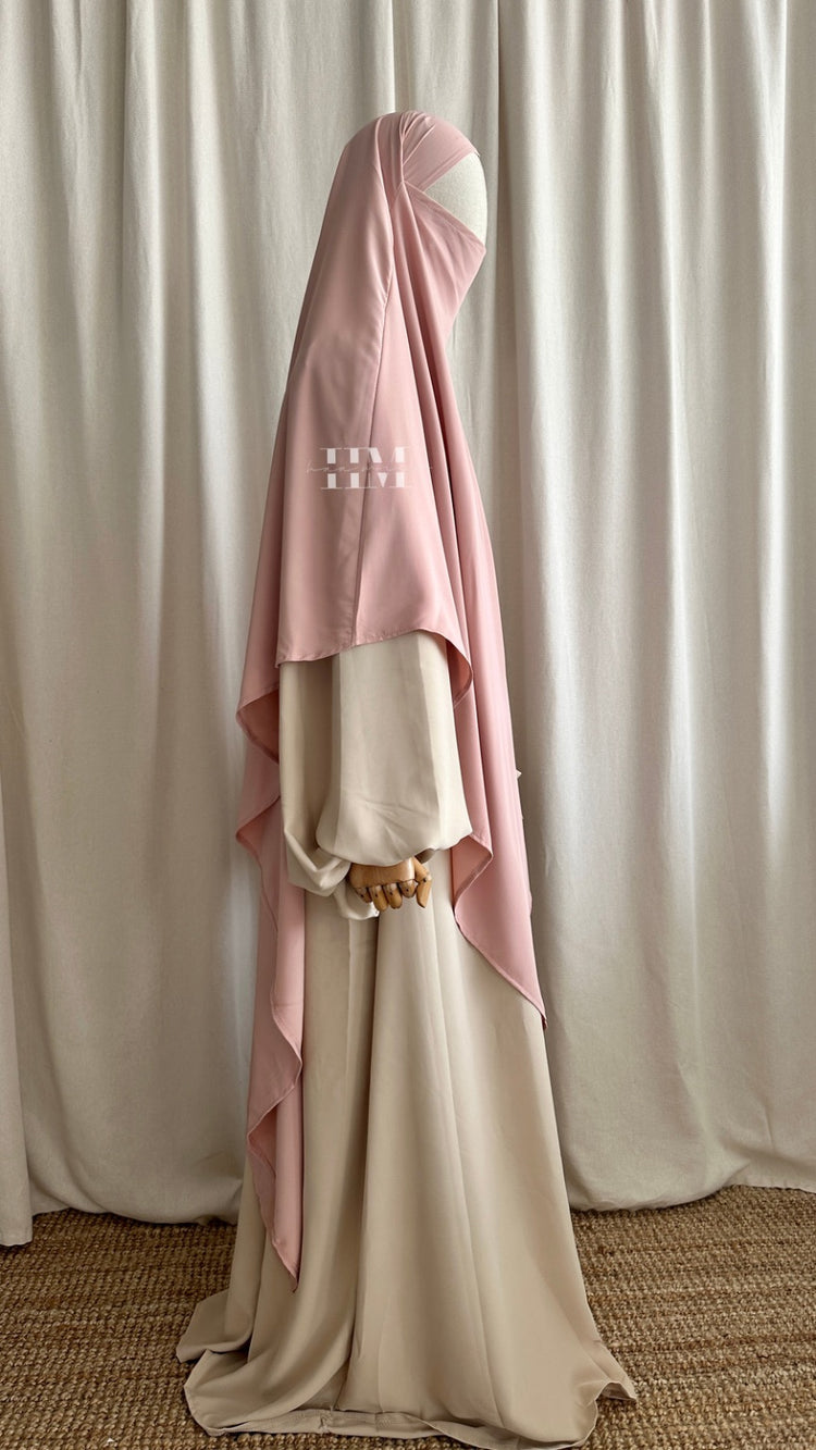 Tria Knie Khimar Primrose - Medina Silk Co.