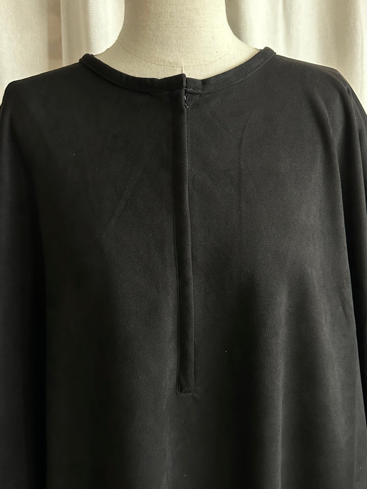 Abaya Coldy (Straight Sleeve) Black - Al Mouslimate