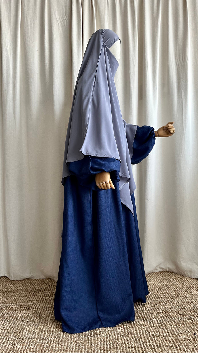 Abaya Russia Tweed Night Blue - Al Mouslimate